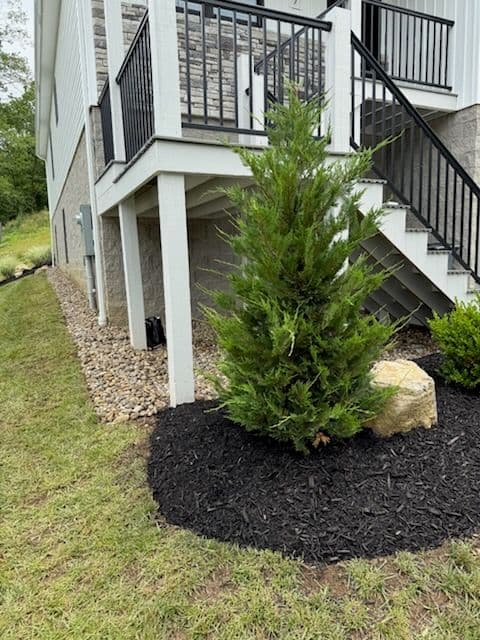 Transform Your Backyard with Sod and River Rock