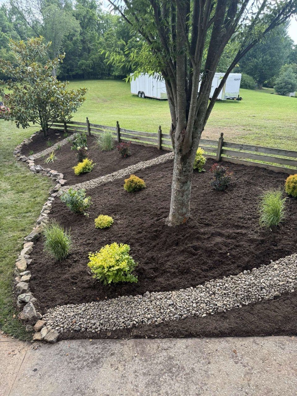 Gallery photos for Stunning Fairmont Landscape Transformation: Image #1